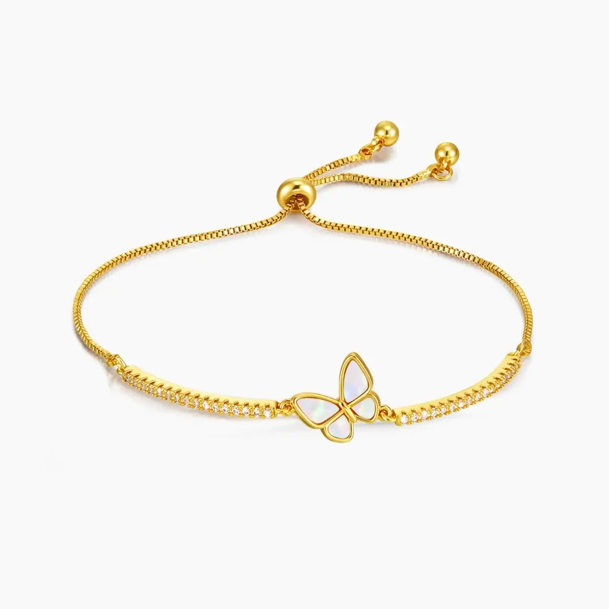 Mother of Pearl Butterfly Bracelet