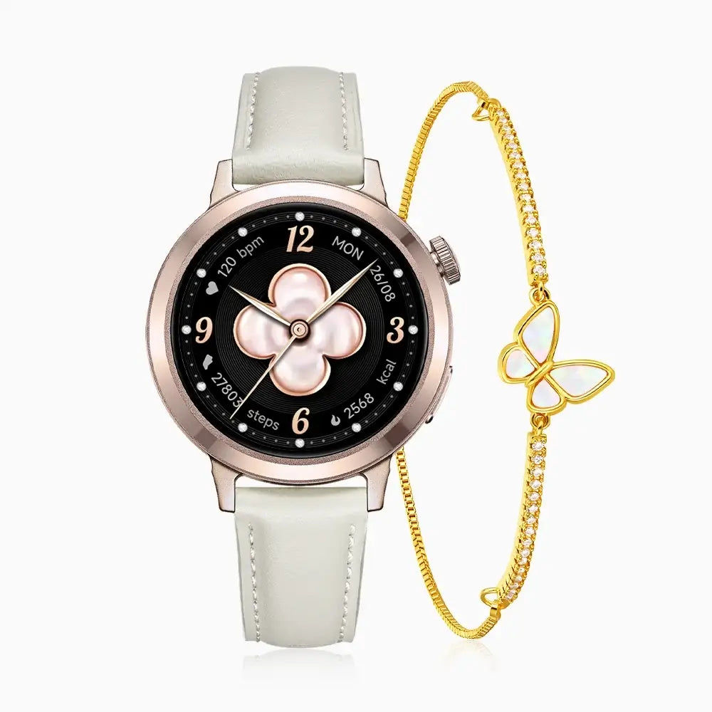 FANY Luna Moonlight Gray Butterfly Bracelet