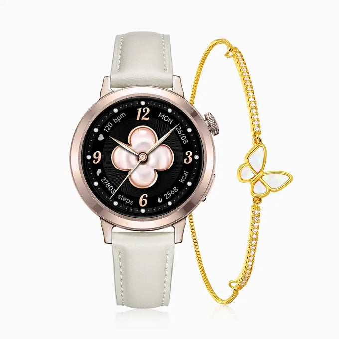 FANY Luna Moonlight Gray Butterfly Bracelet
