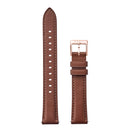 16 mm Mocha Brown Quick Release Leather Band