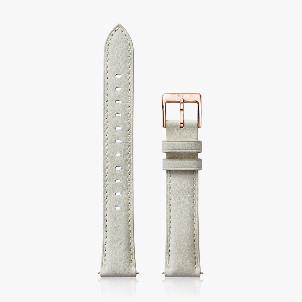 White Leather Band